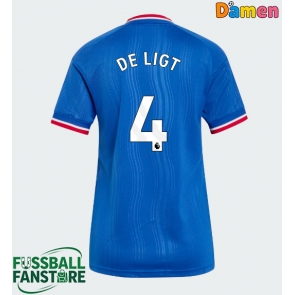 Manchester United Matthijs de Ligt #4 Replik Auswärtstrikot Damen 2026-27 Kurzarm